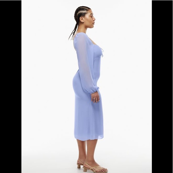 Aritzia Wilfred Jacqueline Dress Soft Iris - Picture 3 of 11